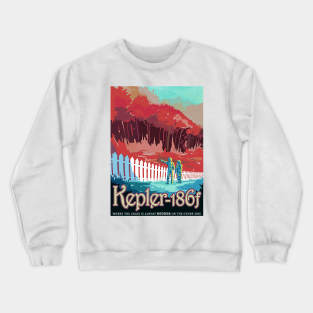 Kepler 186f - Space Travel Crewneck Sweatshirt